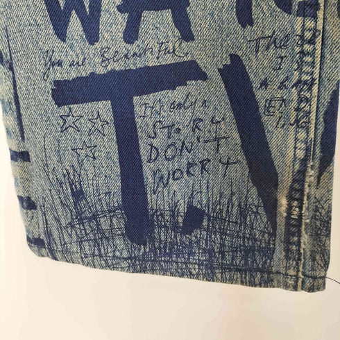 ウォルターヴァンベイレンドンク Walter Van Beirendonck Graffiti Denim Pants メンズ US:30-31