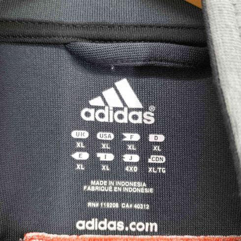 アディダス adidas ロゴ刺繍トラックジャケット メンズ 4XO