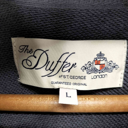 ザダファーオブセントジョージ The DUFFER of ST.GEORGE ポイントロゴプリントダブルジップパーカー メンズ import:L