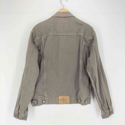 カルバンクラインジーンズ Calvin Klein Jeans MADE IN USA ロゴ型押しボタン デニムジャケット メンズ JPN:M