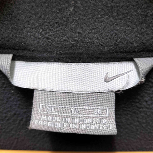 ナイキ NIKE 00S グレータグ スウッシュ 刺繍 ハーフジップ プルオーバー フリース メンズ import:XL