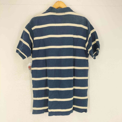 ポロバイラルフローレン Polo by RALPH LAUREN 鹿の子ポニー刺繍ボーダーS/Sポロシャツ メンズ JPN:L