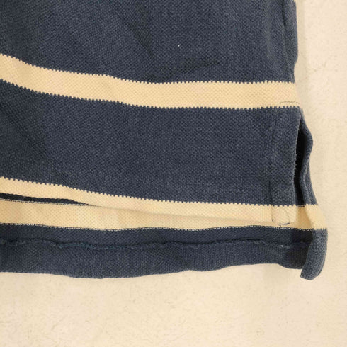 ポロバイラルフローレン Polo by RALPH LAUREN 鹿の子ポニー刺繍ボーダーS/Sポロシャツ メンズ JPN:L