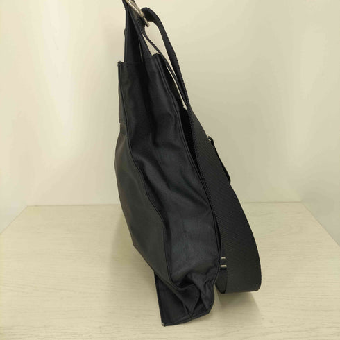 ジャンポールゴルチエ Jean Paul GAULTIER 90-00S Metal Plate Nylon Shoulder Bag メタルプレート スクエア ナイロンショルダーバッグ メンズ