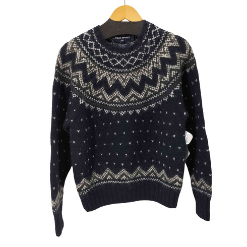 ポロスポーツラルフローレン POLO SPORT RALPH LAUREN ウール100% ノルディック柄ニット メンズ import:L