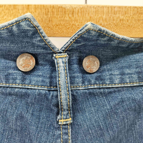グラム glamb サスペンダーボタン ワークデニムパンツ メンズ JPN:3