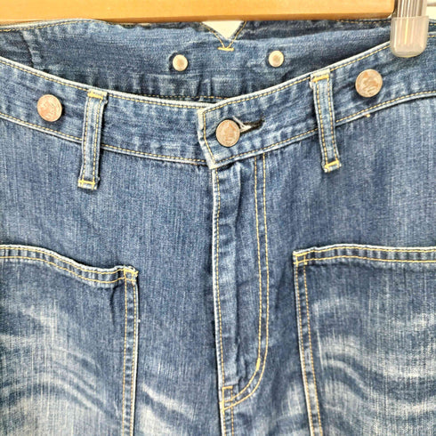 グラム glamb サスペンダーボタン ワークデニムパンツ メンズ JPN:3