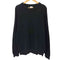 ザラ ZARA 畦編み クルーネック コットンニット メンズ import:L