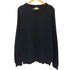 ザラ ZARA 畦編み クルーネック コットンニット メンズ import:L