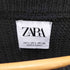 ザラ ZARA 畦編み クルーネック コットンニット メンズ import:L