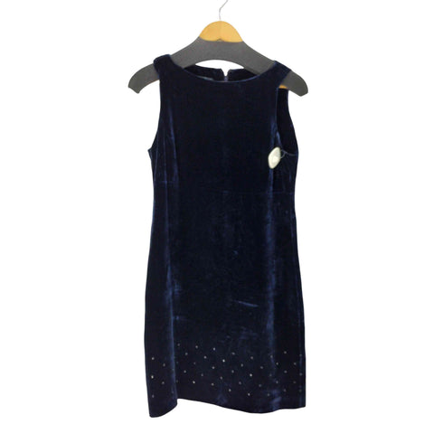 ラルフローレン RALPH LAUREN RALPH RALPH LAUREN スパンコールデザインベロアノースリーブワンピース レディース US:6