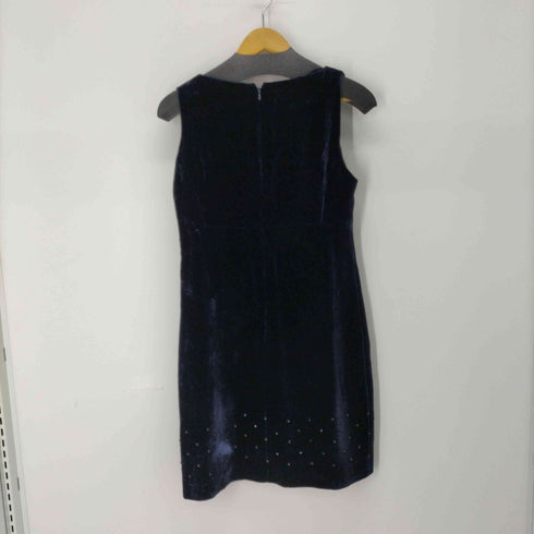 ラルフローレン RALPH LAUREN RALPH RALPH LAUREN スパンコールデザインベロアノースリーブワンピース レディース US:6