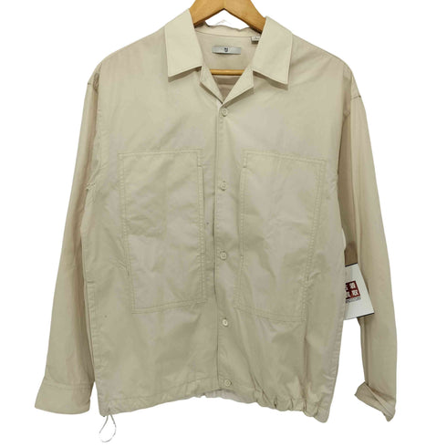 ユニクロプラスジェイ UNIQLO+J スーピマコットンオーバーサイズシャツブルゾン メンズ S