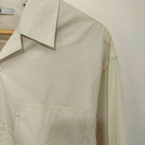 ユニクロプラスジェイ UNIQLO+J スーピマコットンオーバーサイズシャツブルゾン メンズ S