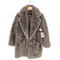 ザラ ZARA Oversized Grey Faux Fur Coat オーバーサイズ グレイ フェイクファー コート レディース import:M