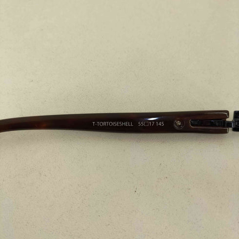 LE MARAIS 日本製 Tortoise Shell 鼈甲柄 ハーフリム メガネ メンズ 55□17 145