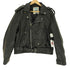 NEW AGE YKK ジップ レザー ダブル ライダース ジャケット メンズ 44