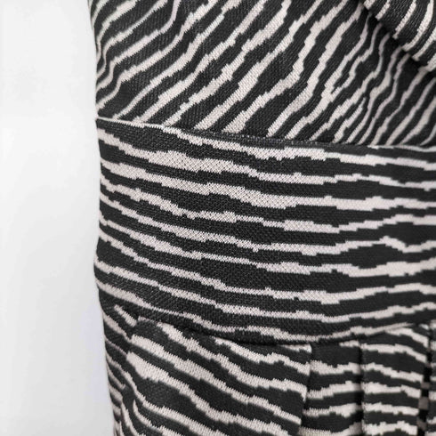 マックスマーラ MAX MARA ゼブラ柄 カシュクール ワンピース レディース US:10
