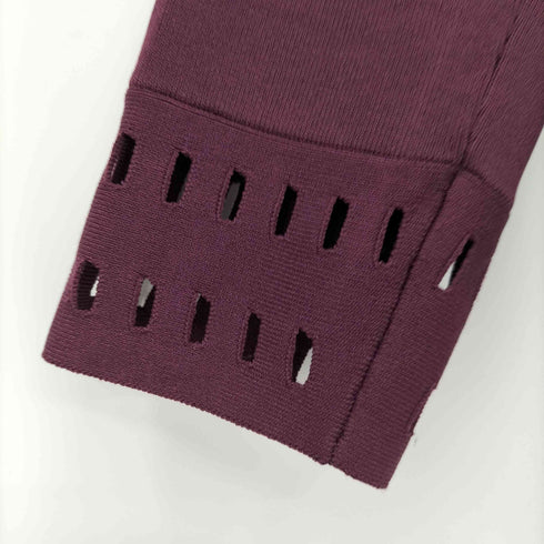 テッドベーカー TED BAKER バーガンディ カーディガン レディース 2