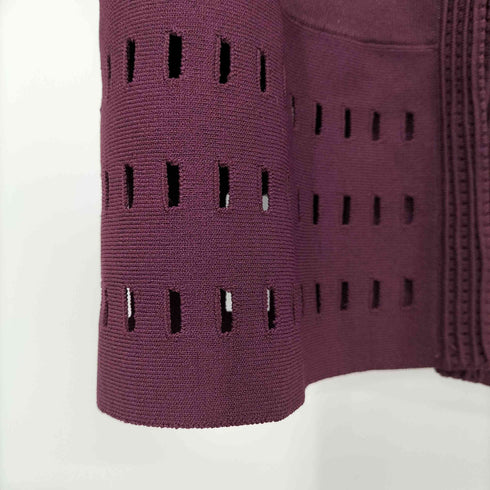 テッドベーカー TED BAKER バーガンディ カーディガン レディース 2