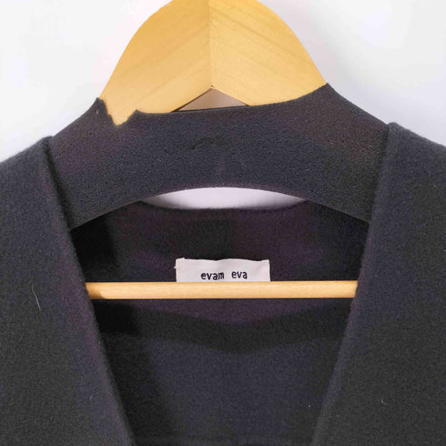 エヴァムエヴァ evam eva ウールナイロン ロングジレ レディース