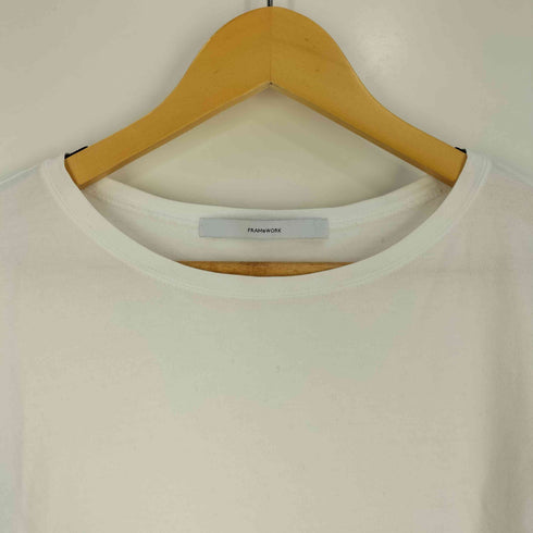フレームワーク FRAMeWORK コットン天竺 ラウンドヘム10 ロングスリーブTシャツ レディース