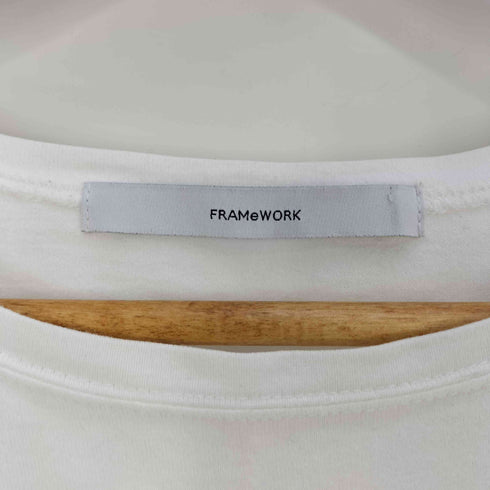 フレームワーク FRAMeWORK コットン天竺 ラウンドヘム10 ロングスリーブTシャツ レディース