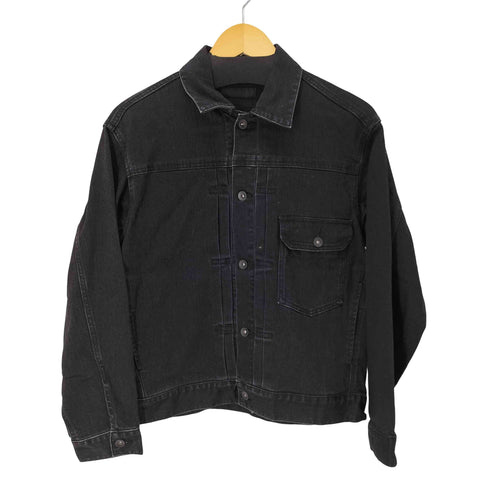 ユニクロ UNIQLO 1ST ブラックデニムジャケット メンズ JPN:S
