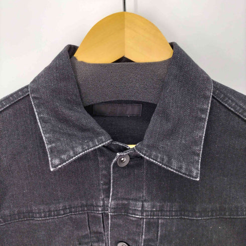 ユニクロ UNIQLO 1ST ブラックデニムジャケット メンズ JPN:S