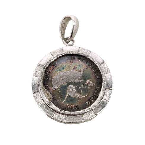 SILVER999 Mothers Love Coin 2003 ラッセンコイン ペンダントトップ メンズ