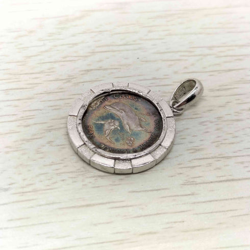 SILVER999 Mothers Love Coin 2003 ラッセンコイン ペンダントトップ メンズ