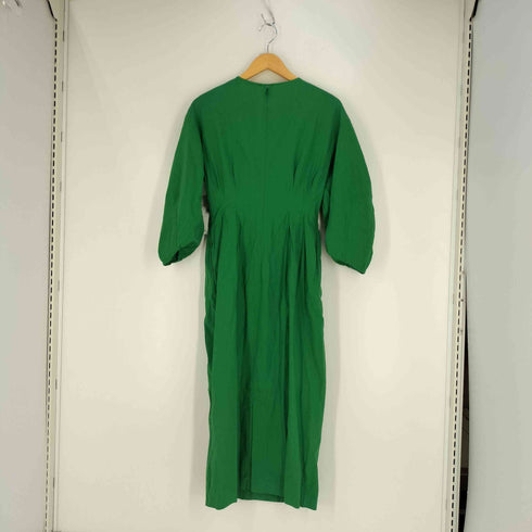 ヴェルメイユ VERMEIL par iena 綿麻ストレッチ ウエストシェイプワンピース レディース  38