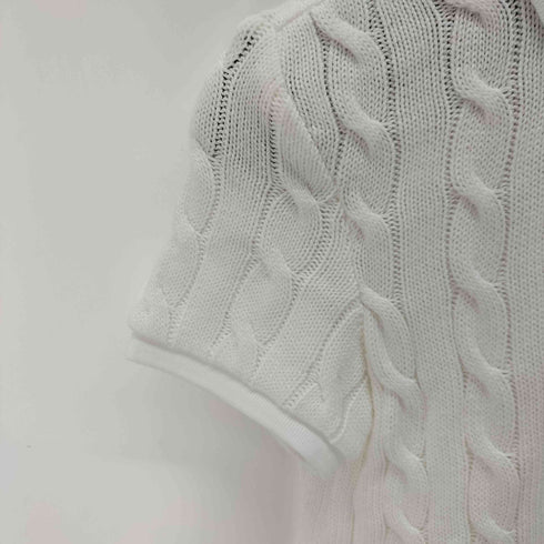 ポロラルフローレン POLO RALPH LAUREN ケーブルニット ポロシャツ ポニー刺繍 レディース SP CH