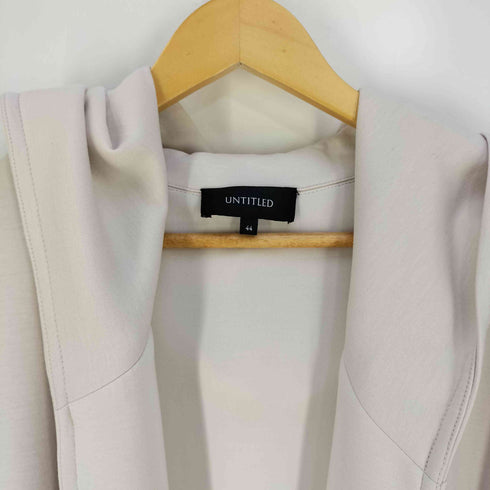 アンタイトル UNTITLED 洗える スムージークッション フーデットコート レディース 44