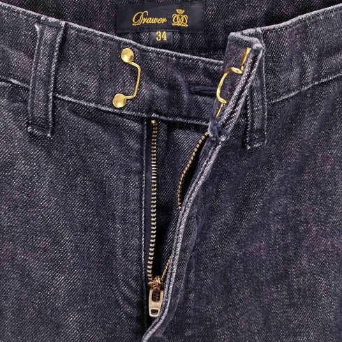 ドゥロワー Drawer センタープレスデニムパンツ レディース JPN:34