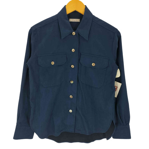 カマクラシャツ 鎌倉シャツ Washable Suede Safari Shirt レディース JPN:38