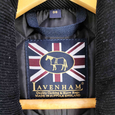 ラベンハム LAVENHAM イギリス製 襟コーデュロイ キルティング コート メンズ 38