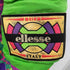 エレッセ ellesse クレイジーパターン 比翼 ジップアップ ナイロンジャケット スキーウェア メンズ 94~5