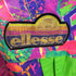 エレッセ ellesse クレイジーパターン 比翼 ジップアップ ナイロンジャケット スキーウェア メンズ 94~5