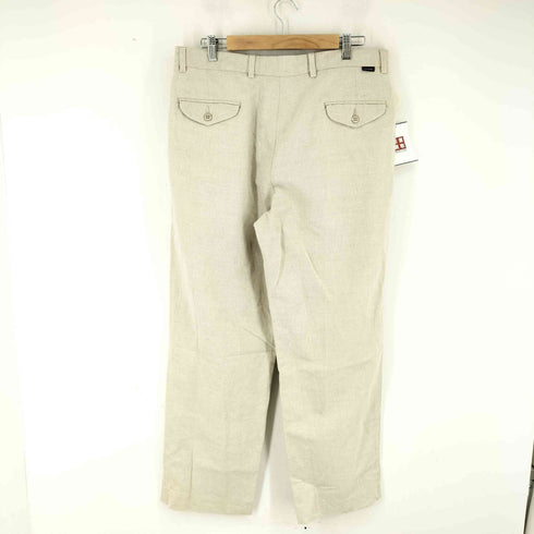 ドッカーズ DOCKERS KHAKIS リネン 2タックパンツ メンズ 36X32