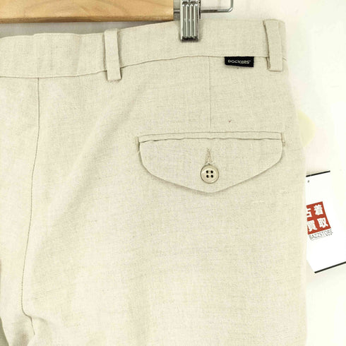 ドッカーズ DOCKERS KHAKIS リネン 2タックパンツ メンズ 36X32