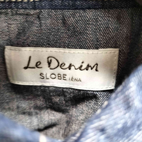 スローブイエナ SLOBE IENA LE DENIM ウエスタンシャツ レディース