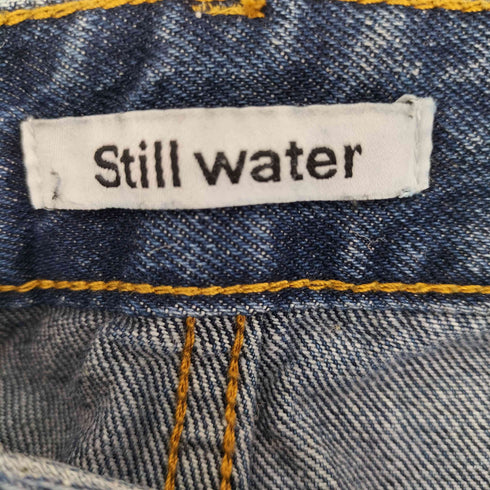 Still water Y2Kデザイン 韓国 クラッシュデニムパンツ メンズ JPN:XL