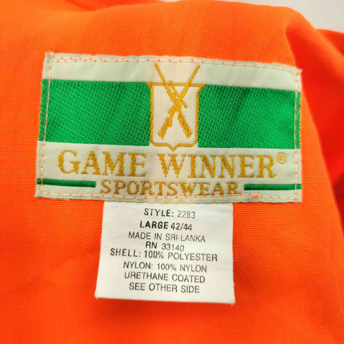 GAME WINNER ハンティングベスト メンズ L