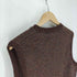 Allen Jolly スコットランド製 ALL WOOL SHETLAND ミックスカラー ウール ベスト メンズ import:L