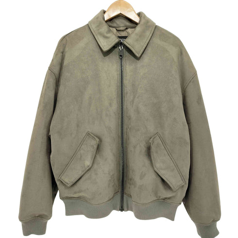 ザラ ZARA フェイクスエード ボンバージャケット メンズ import:M