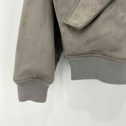 ザラ ZARA フェイクスエード ボンバージャケット メンズ import:M