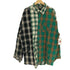 アジョバイアジョ AJOBYAJO Oversized Check Mix Shirt オーバーサイズ ミックス チェック シャツ 韓国 メンズ