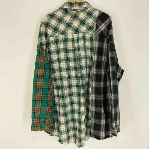 アジョバイアジョ AJOBYAJO Oversized Check Mix Shirt オーバーサイズ ミックス チェック シャツ 韓国 メンズ