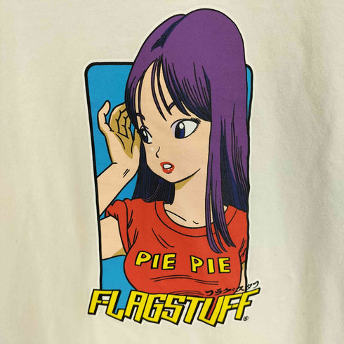 フラグスタフ F-LAGSTUF-F 19AW アニメ イラスト キャラクター プリント Tシャツ メンズ JPN:L